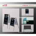 JIS3-4,Double side black board aluminum Poster Stand